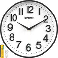 QPEUIM Wall Clock Wall Clocks Silent Non-Ticking Battery Operated Large Easy to Read with Stereoscopic Dial Ultra-Quiet Movement
