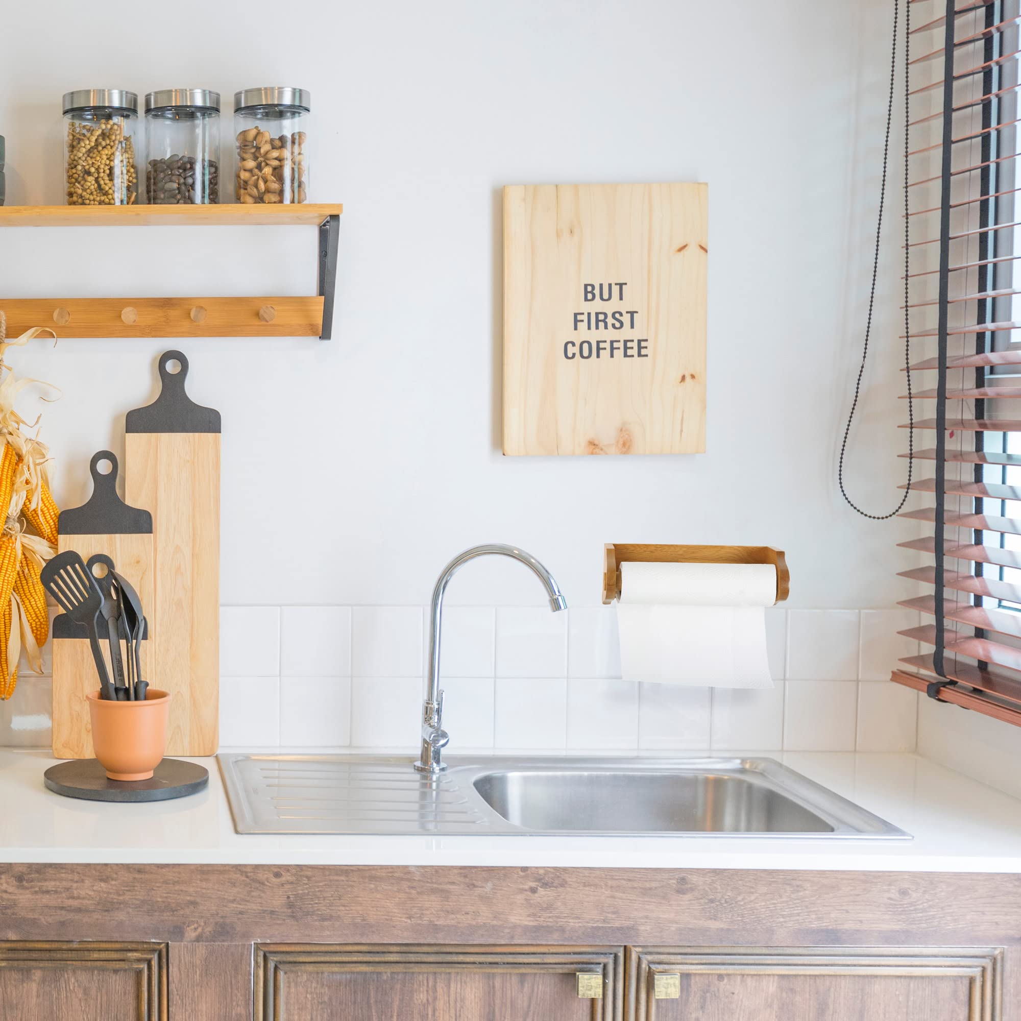 Design House 561233 Dalton Toilet Seats, Paper Towel Holder, Honey Oak