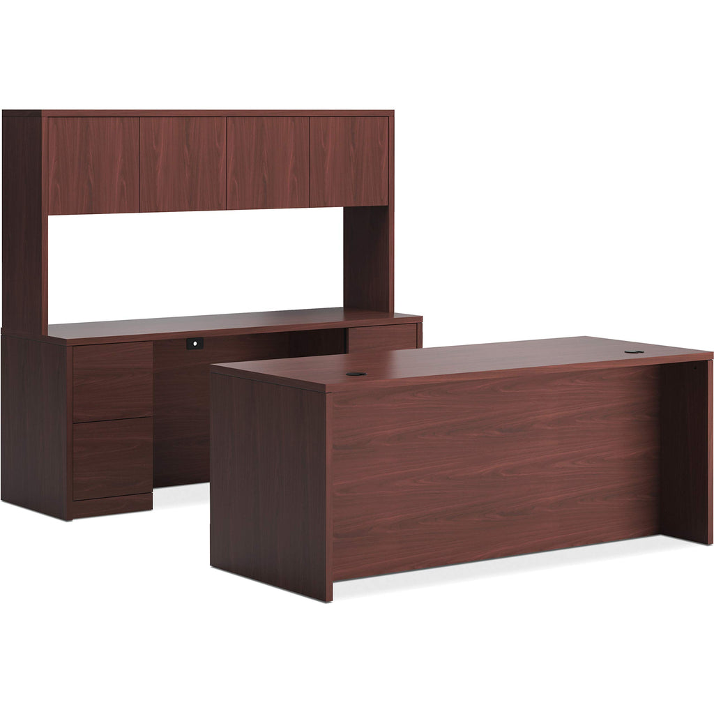Hon Stack-On Storage For L-Shaped Station, 78 By 14-5/8 By 37-1/8-Inch, Mahogany