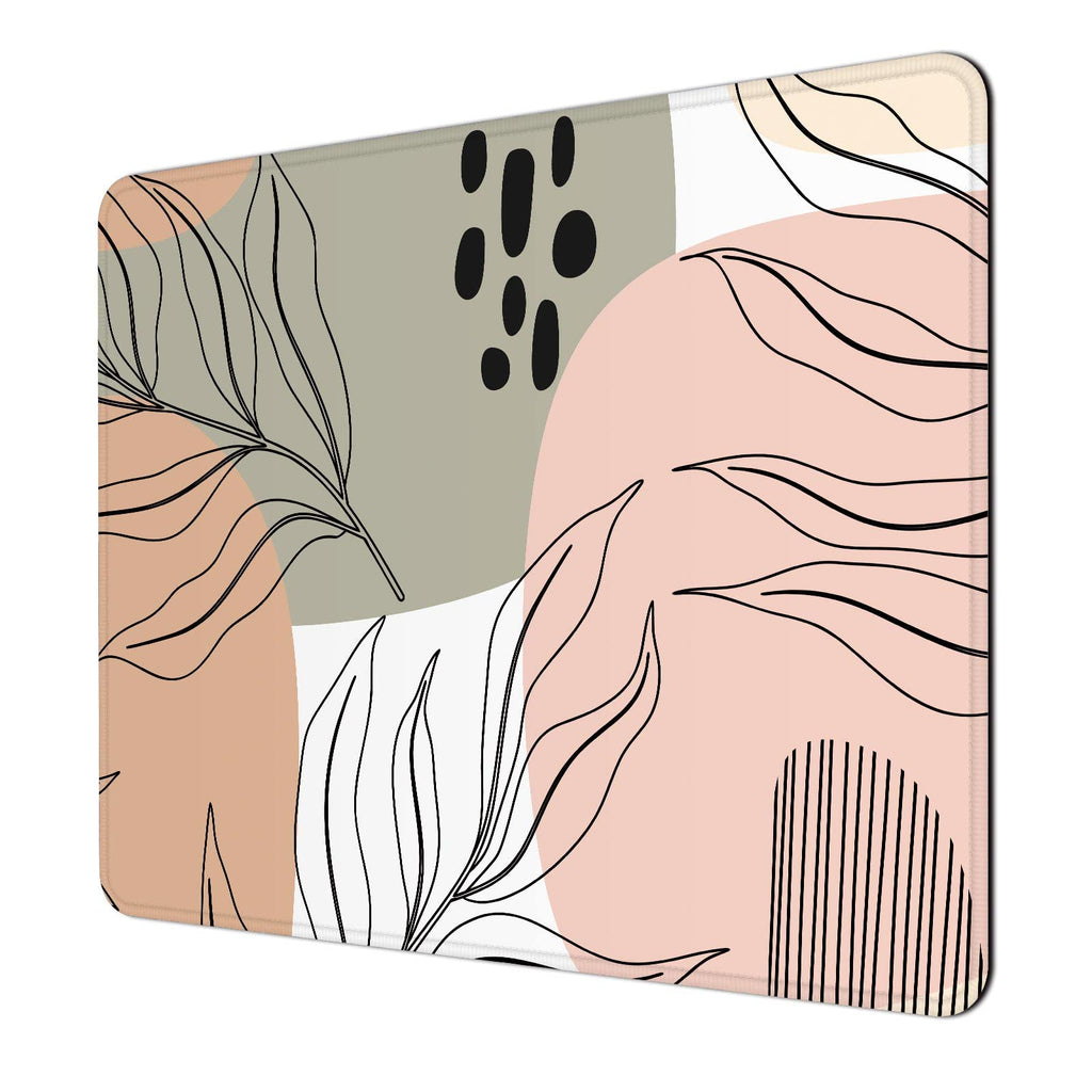 Niniubye Mouse Pad, 30% Thicker Boho Style Computer Pad, Anti-Slip Rubber Mouse Mat With Stitched Edges For Gaming, Office, Lapt