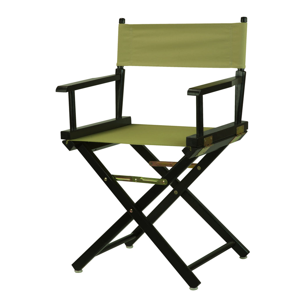 Casual Home 18" Director'S Chair Black Frame With Olive Canvas