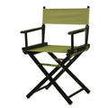 Casual Home 18" Director'S Chair Black Frame With Olive Canvas