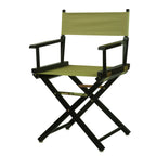 Casual Home 18" Director'S Chair Black Frame With Olive Canvas