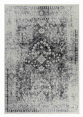 HomeRoots 506632 7 x 10 ft. Black Oriental Rectangle Area Rug
