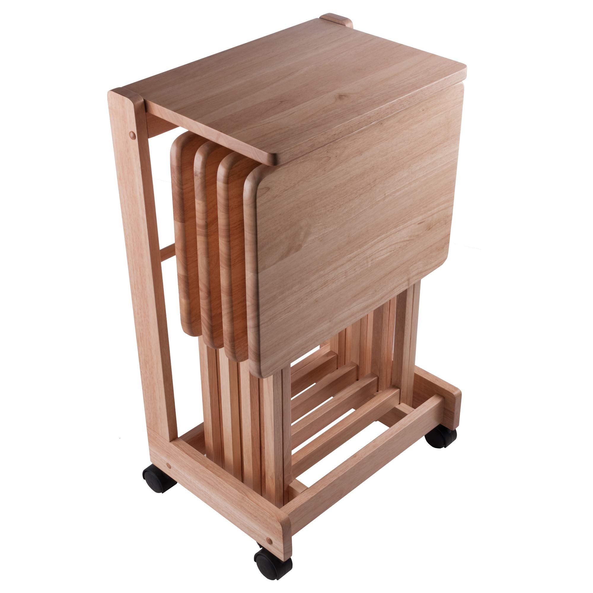 Winsome Brienda Foldable Snack Table Set - Thumbnail 3