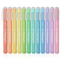 Shuttle Art Bible Highlighters And Pens No Bleed, 12 Pastel Colors Gel Highlighters No Bleed Through, Bible Journaling Supplies,