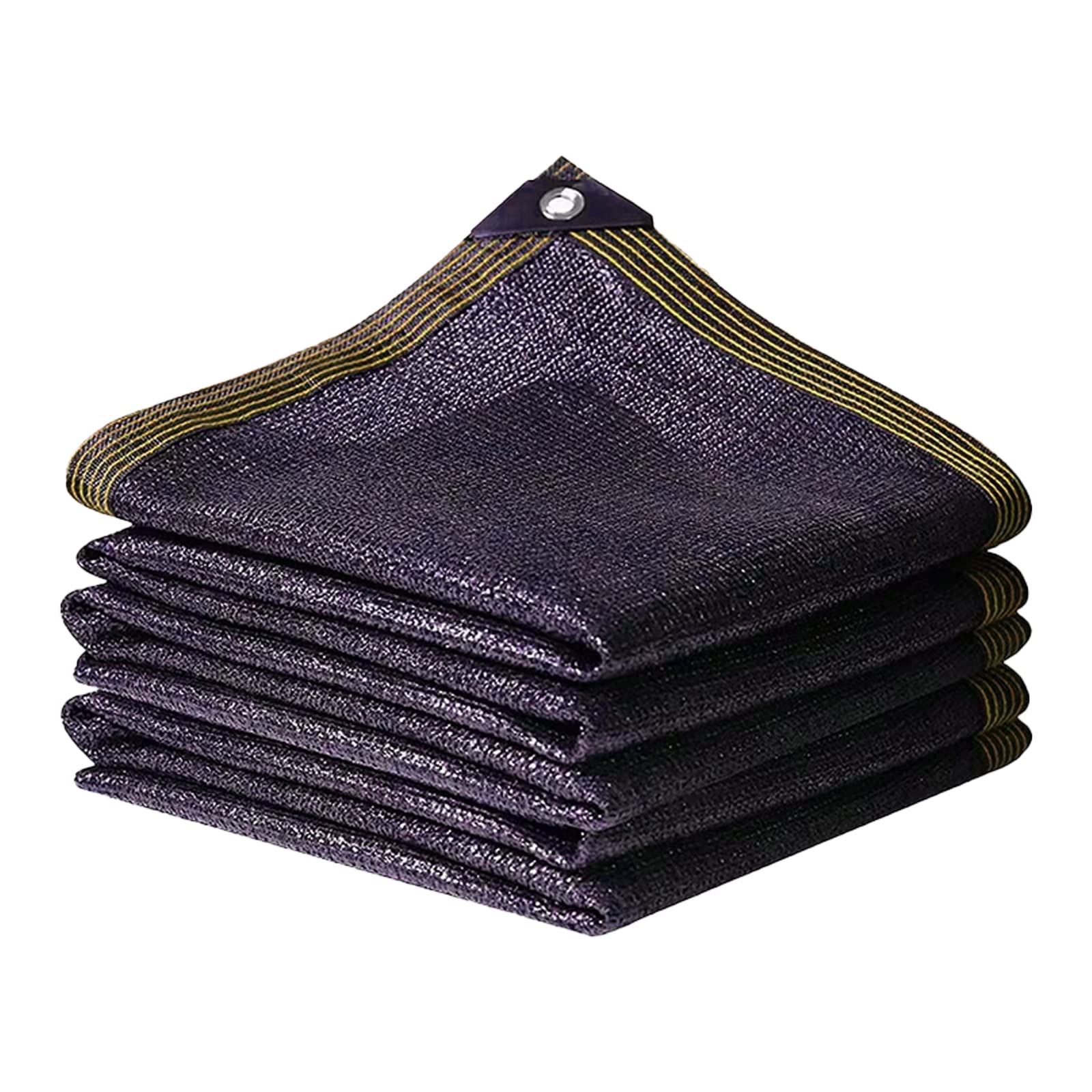70% Black Shade Cloth, 6.5X10Ft Resistant Garden Sun Shade Net, Durable Mesh Shade Tarp With Reinforced Grommets For Greenhouse,