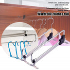 Retractable Closet Pull Out Rod Closet Valet Rod Extending Rail Pull Out Hanger Closet Valet Rod Rail Sliding Extending Telescop