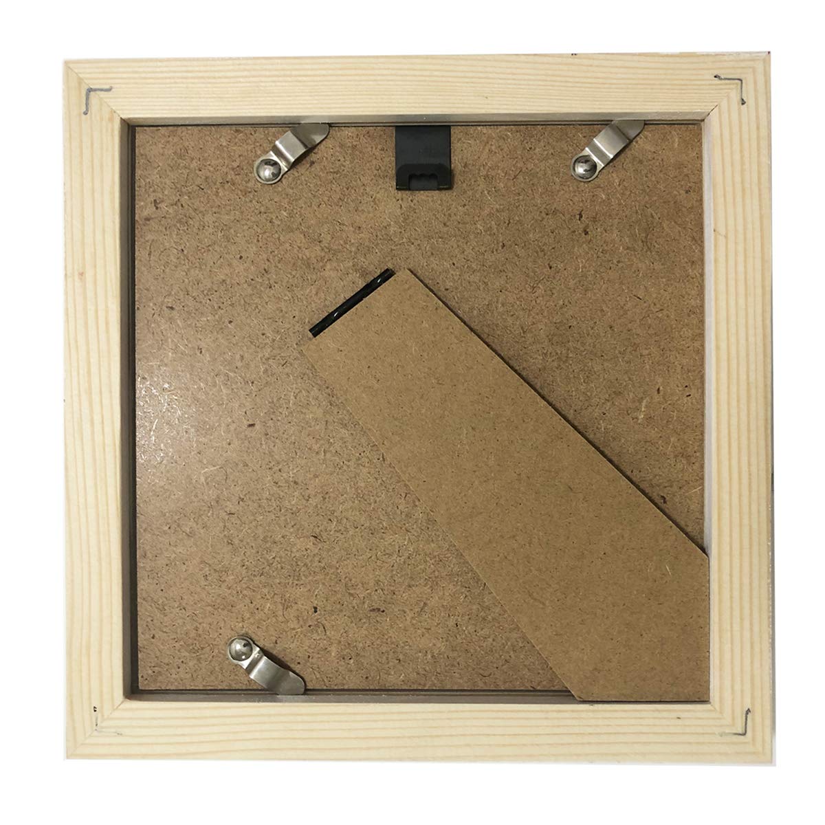 7X7 Picture Frames With 4X4 Opening Mat. 7X7 Photo Frame White Square. Solid Wood.Plastic Panel.The Protective Film Must Be Remo