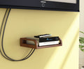 Home Sparkle Engineered Wood Set Top Box Stand Wall Mount For Home Wall Shelf For Holding Speakers Wifi Router Game Console Remo