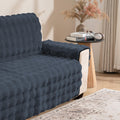 Snugglesinto Soft Faux Fur Sofa Cover Thick Shaggy Fuzzy Sectional Couch Cover Non-Slip Plush Sofa Slipcover Furniture Protector