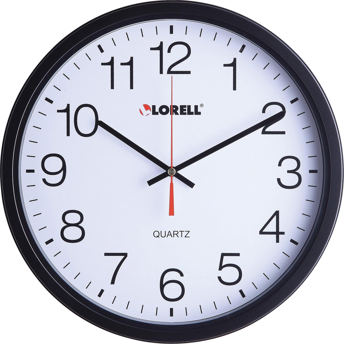 Lorell 12-1/2&quot; Slimline Wall Clock