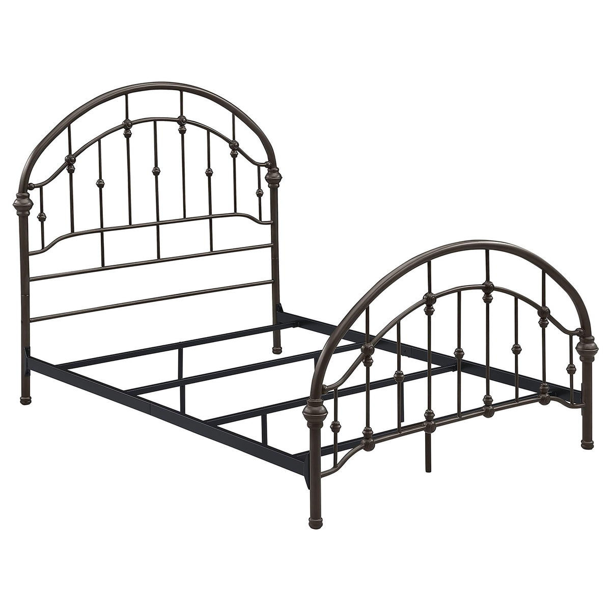 Coaster Home Furnishings Rowan Transitional Wood Full Size Open Frame Bed Frame 55-inch Headboard Dark Bronze 300407F