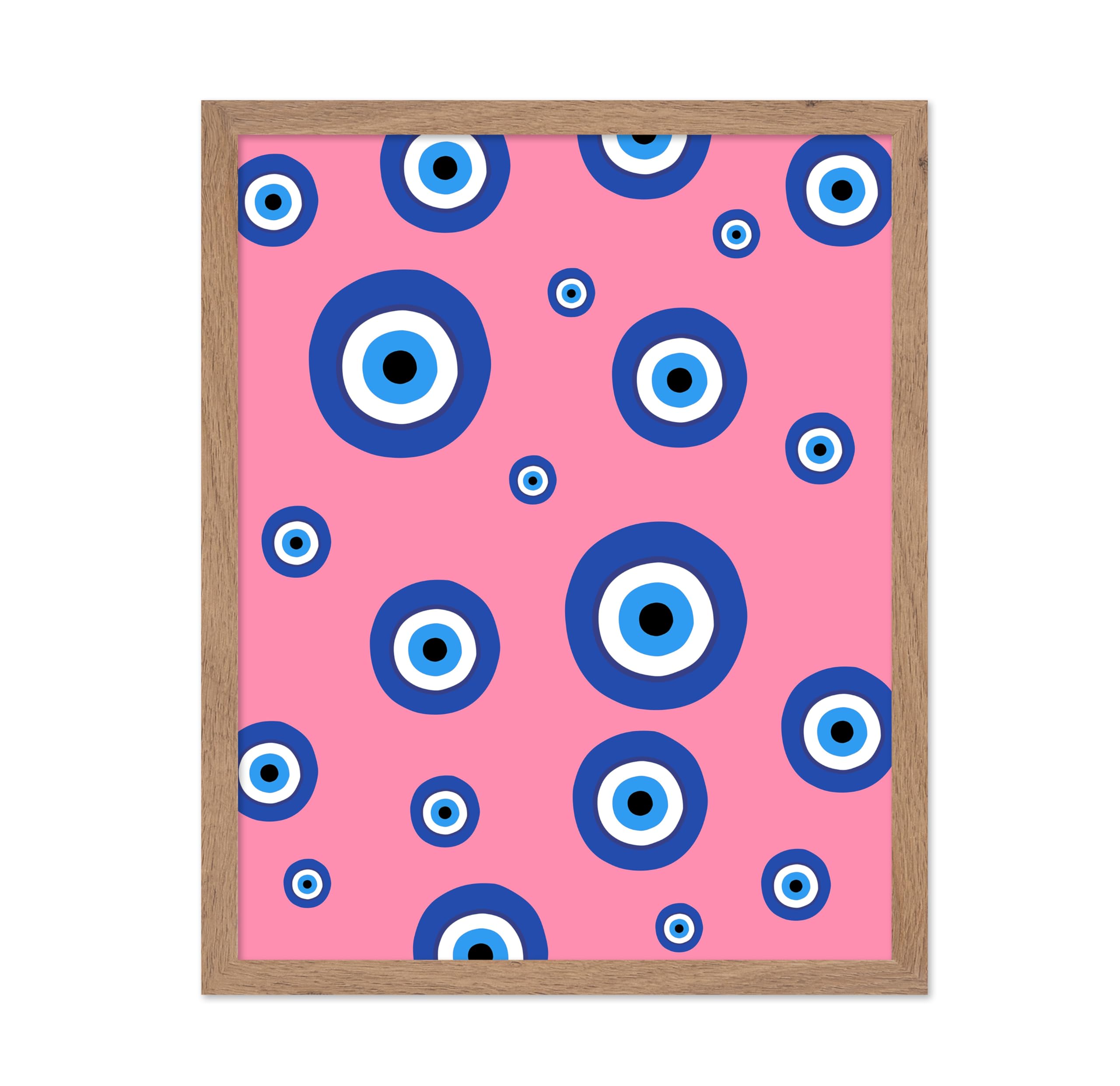 Poster Master Vintage Illustration Poster - Retro Minimalist Print - Traditional Evil Eye, Boho, Modern, Abstract - Gift for Art