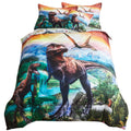 Adasmile A & S Dinosaur Comforter Set Twin For Boys Dinosaur Twin Bedding Set For Kids 6 Pieces Dinosaur Comforter Set With Shee
