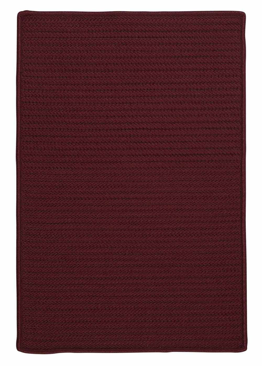 Colonial Mills Simply Home Solid Red 10' X 10' Square Area Rugs - H116R120X120S