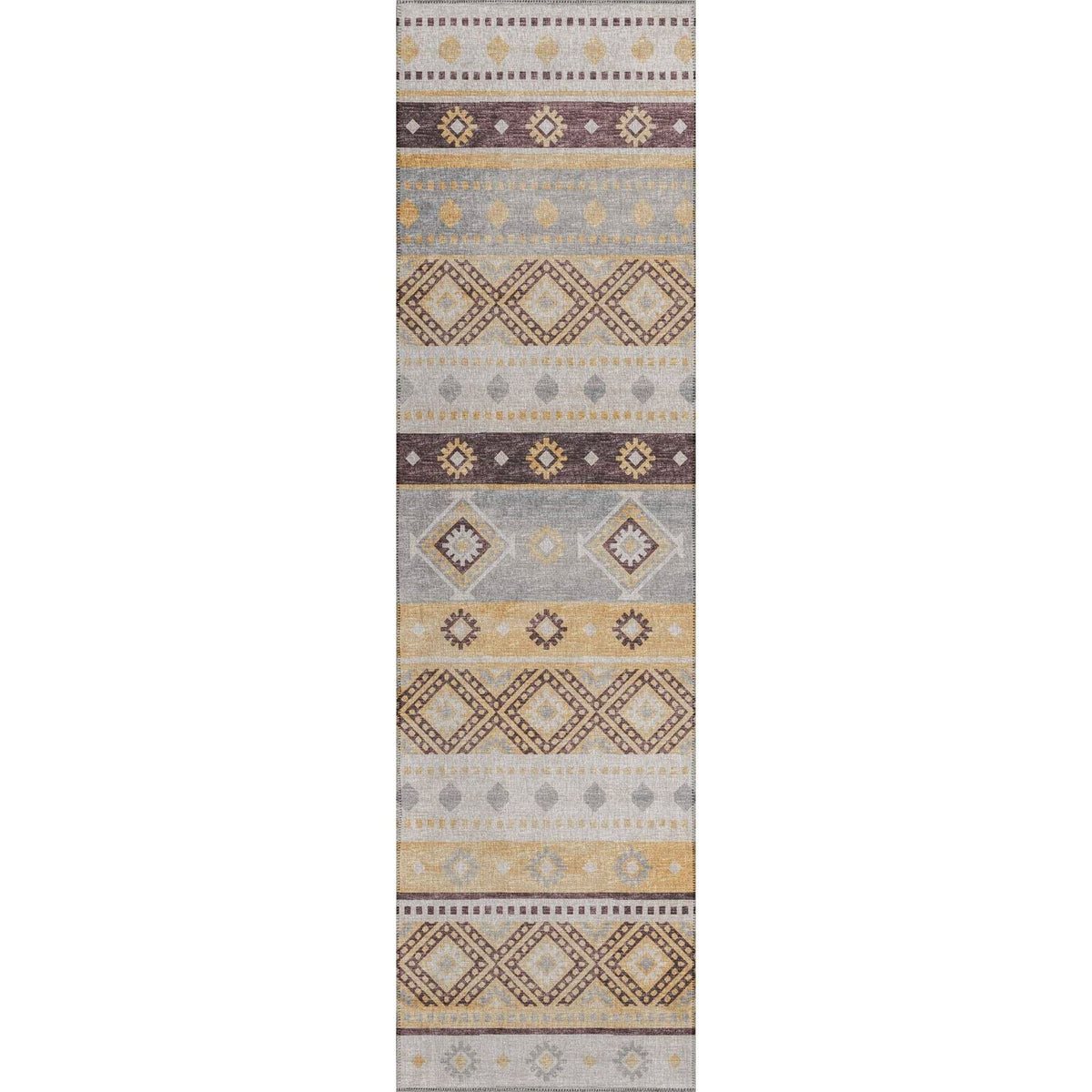 Sedona Sn12 Gold Transitional Rug Runner 2' 3&quot; X 7 ' 6&quot;