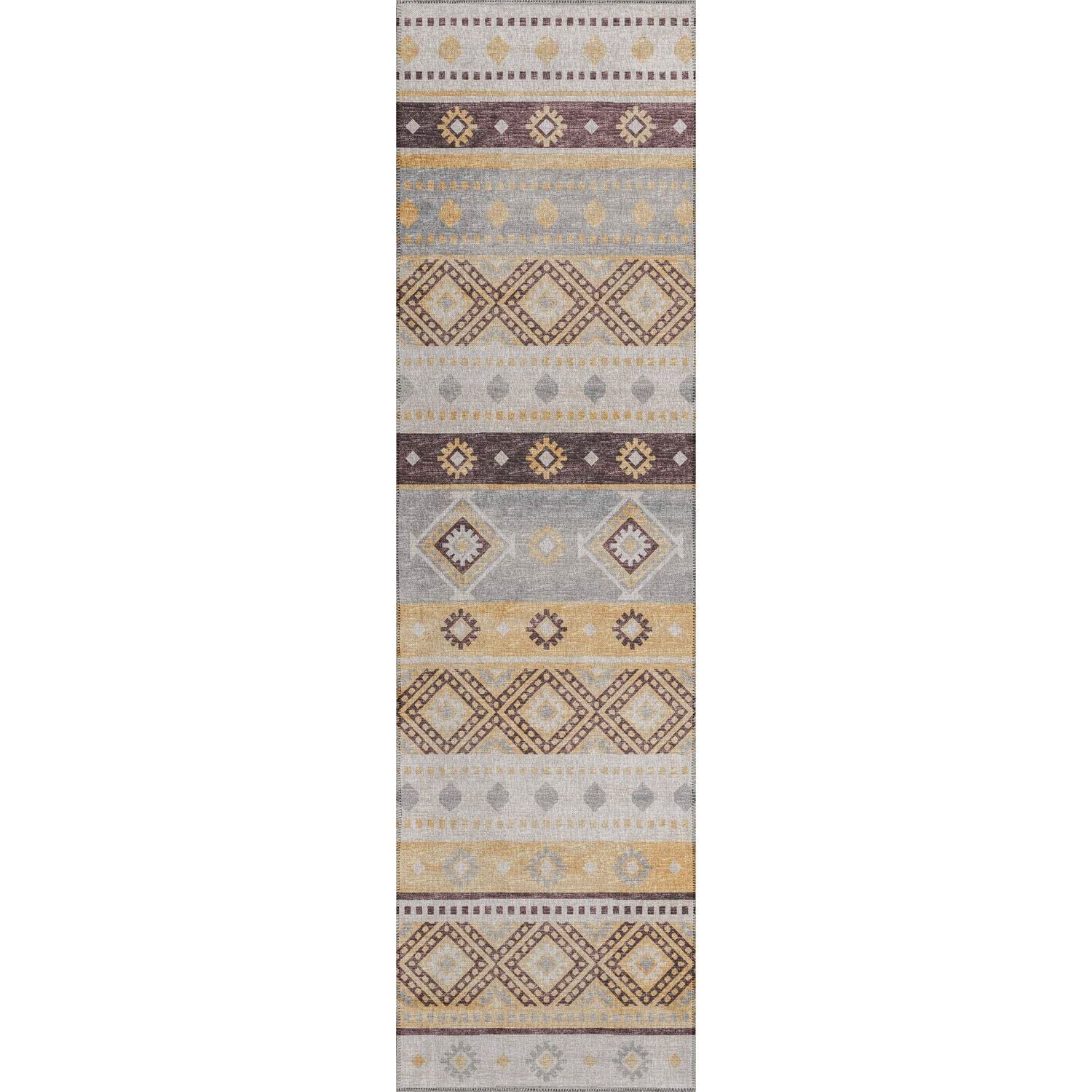 Sedona Sn12 Gold Transitional Rug Runner 2' 3" X 7 ' 6"