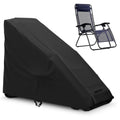 Akefit Zero Gravity Chair Cover Outdoor Folding Lawn Lounge Chair Covers Waterproof All Weather Dustproof Oxford Anti With Storage Bag Black