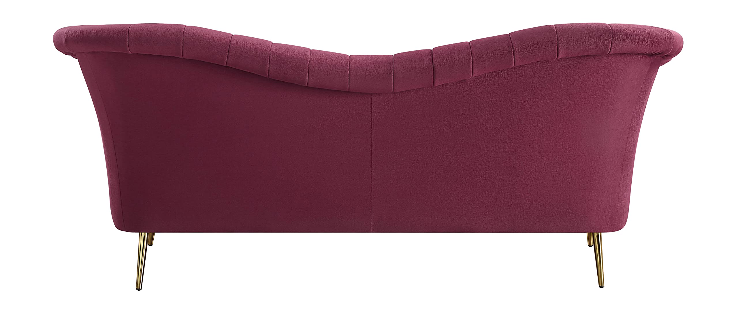 Acme Callista Velvet Upholstered Sofa in Red