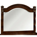 Benjara Burleigh Transitional Style Mirror, Cherry