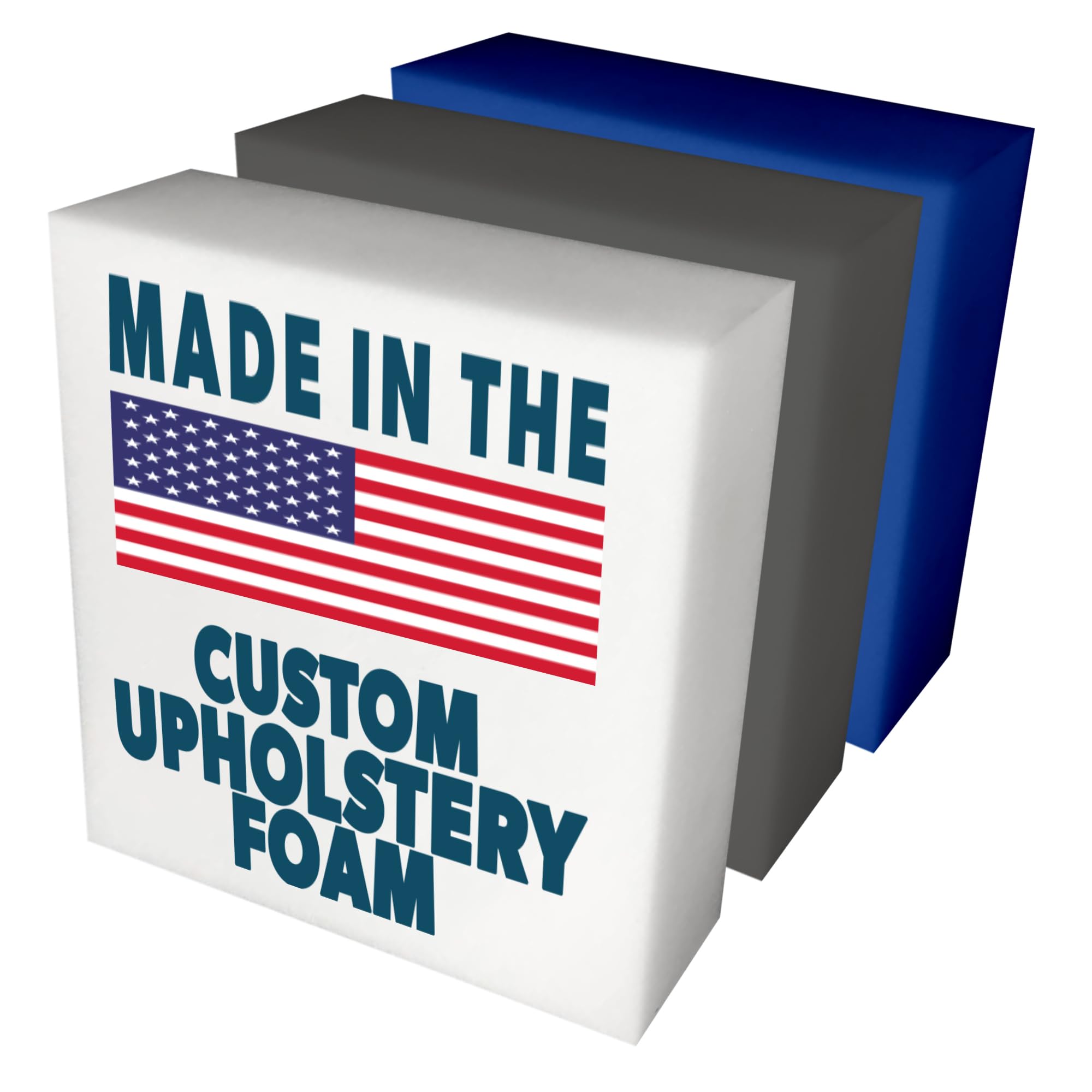 Foamma Custom Cut-To-Size - Upholstery Foam Padding For Cushions And Seat Repair, Thick-Custom Pillow, Chair, And Couch Cushion