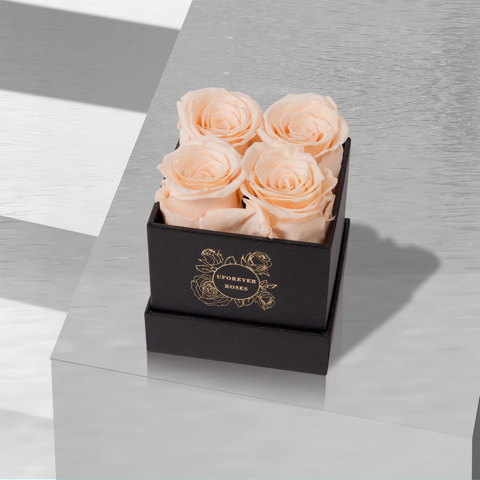 Uforever Roses Preserved Roses In A Box Mothers Day Rose Valentines Day Gifts For Her, Real Roses That Last A Year And More, Cha