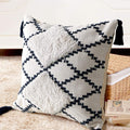 Modern Homes Decorative Tufted Throw Pillow Covers For Couch Sofa  Boho Moroccan Style Cushion Covers With Tassels, Accent Deco