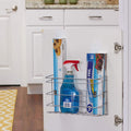 Indian Decor 12228 (8.27H X 11.61W X 6.3D)  Household Essentials Kitchen And Bath Double Compartment Storage Basket Under