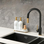 Momeemo Gold Soap Dispenser Set Comes With Stainless Steel Pumps, Instant Dry Tray, And Dish Scrub Brush, Suitable For Kitchen D