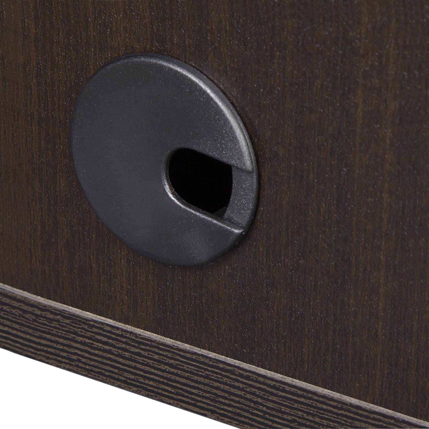 Aberdeen Series Pencil/Box/Box/File Laminate Desk Pedestal, Mocha