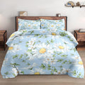 Wecozy King Size Comforter Set With 2 Pillowcases, Wildflower Daisy Flower Floral Soft 3 Pcs Bedding For Kids And Adults Bedroom