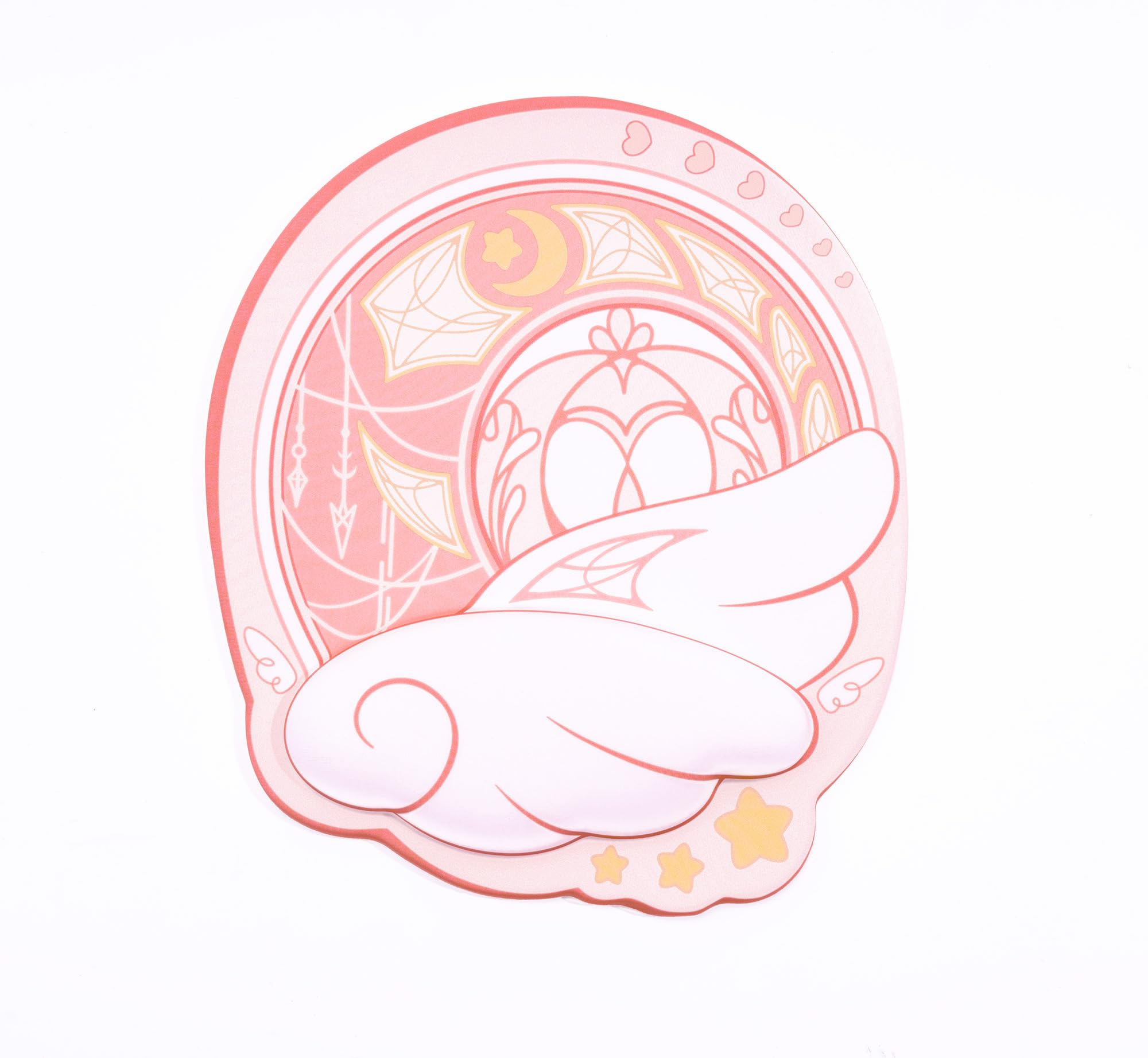 Geekshare Ergonomic Mouse Pad With Wrist Rest Support Non-Slip Rubber Base Mouse Pad For Desk Small Gaming Mouse Pad For Laptop,