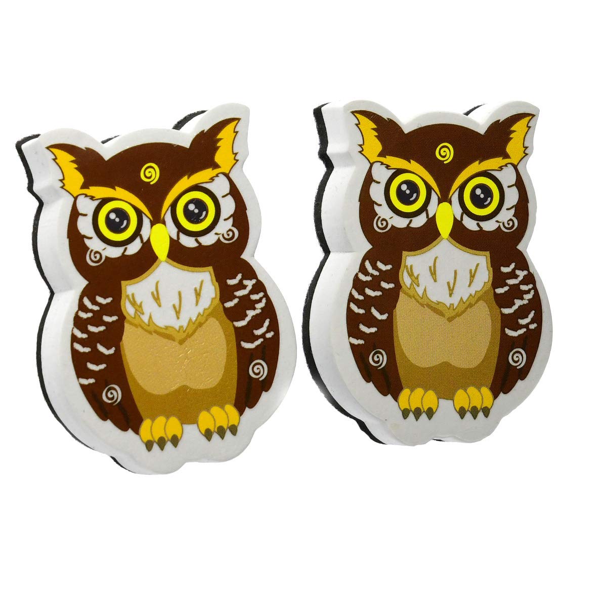 Wekoil Magnetic Dry Erase Erasers Whiteboard Eraser Chalkboard Eraser Cute Owl Erasers With Felt For Teachers Office Home Pack O