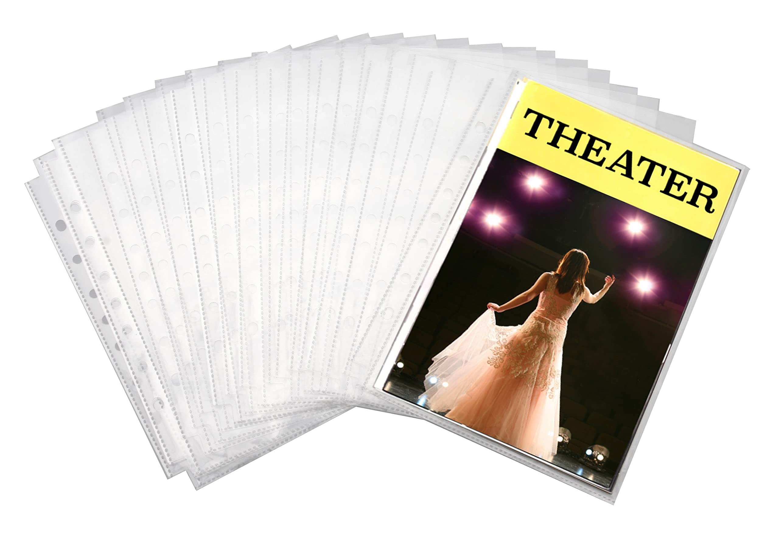 2Fold Sheet Protectors For Broadway Play Program And Theater Programs - 25 Custom Sheet Protectors Fits The Older 9 X 6 Playbill