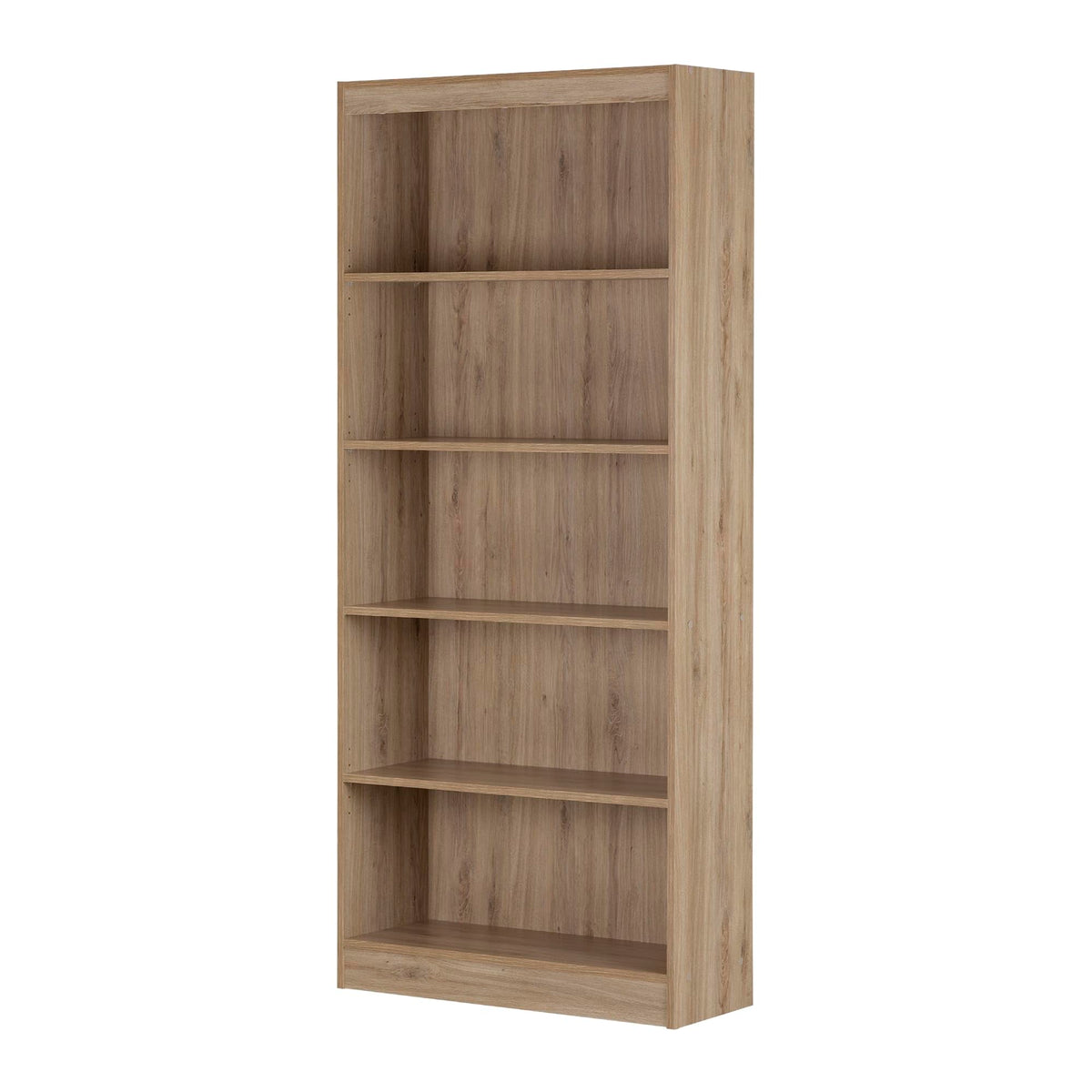 South Shore Axess 5-Shelf Bookcase - Rustic Oak