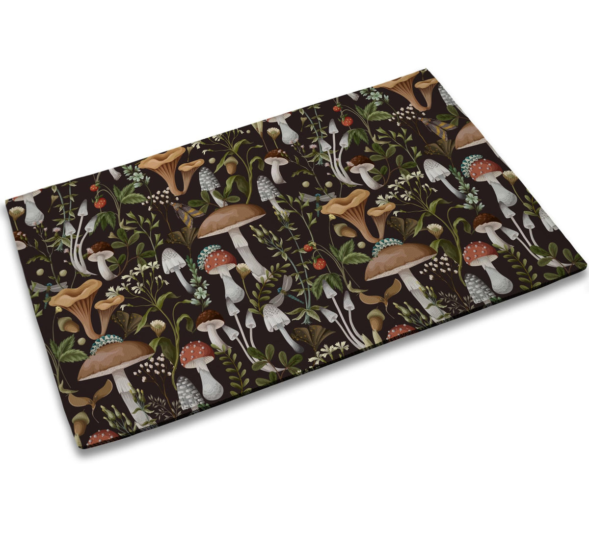 Tubamq Mushroom Door Mat,17 X 30 Inch Autumn Mushrooms Welcome Doormat Decorative Home Floor Mat,Non Slip Rubber Back And Strong