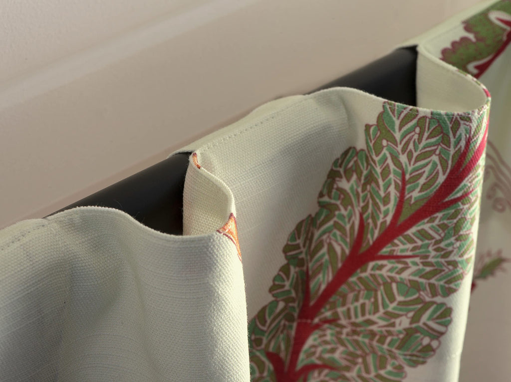 Maison D' Hermine Curtains 100% Cotton Single Panel Curtain 50 Inch X 96 Inch Easy Hanging With A Rod Pocket & Loop For Bathroom