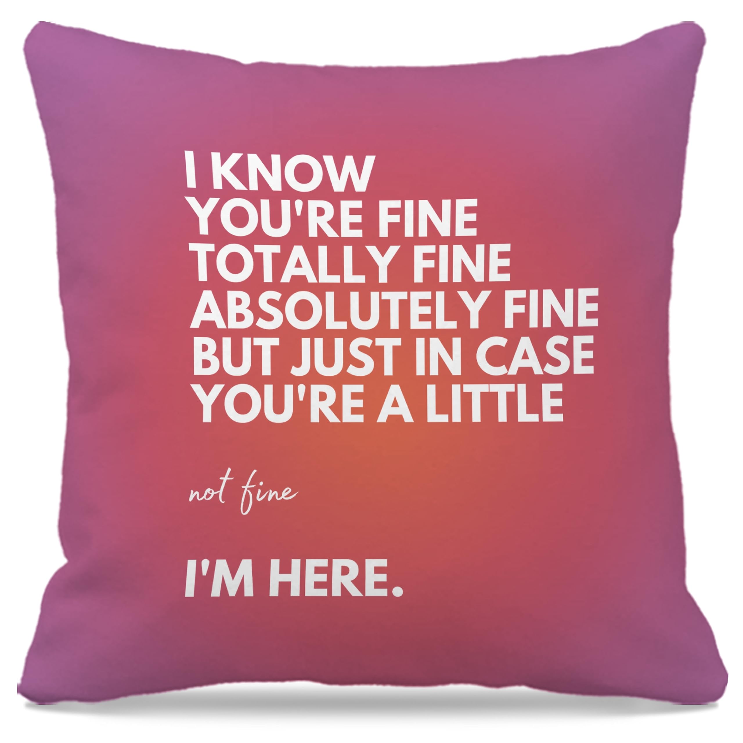 Nogrit Preppy Pink Trendy Pillow Cover, College Dorm Essentials For Girls Decor,Call Your Mom College Dorm Essentials For Girls,