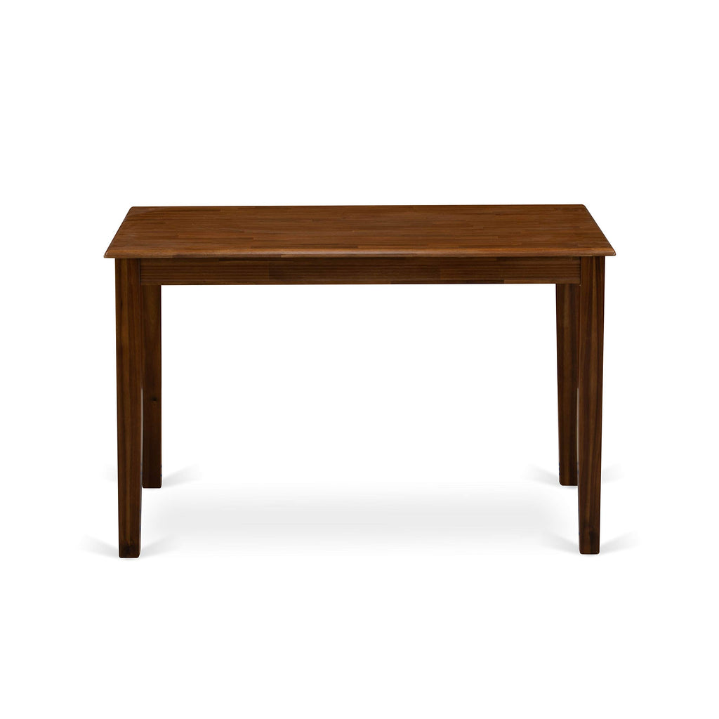 East West Furniture Yat-Awa-T Yarmouth Rectangle Modern Dining Table, 30X48 Inch, Walnut