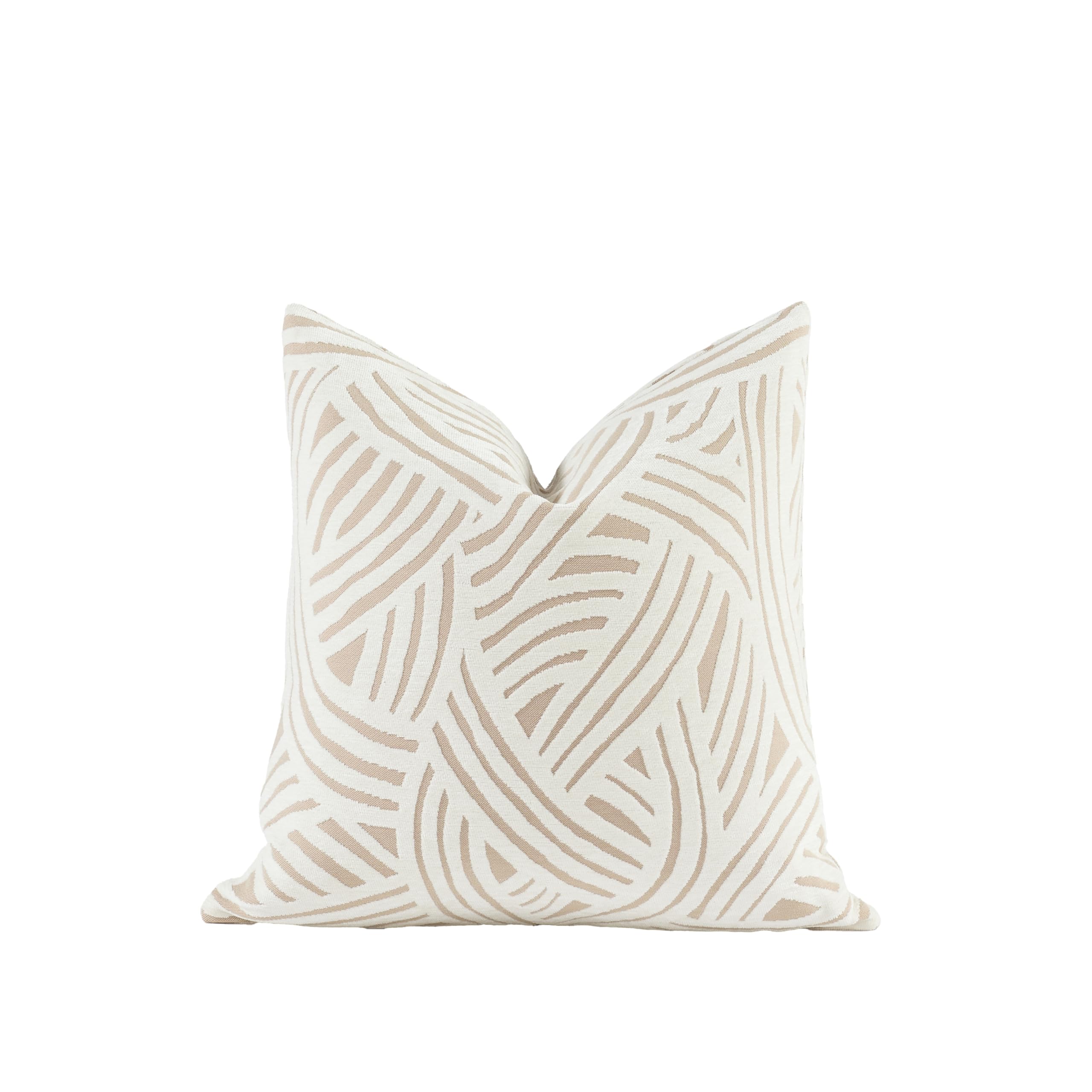 Croker Horse 2025 New 22X22' Inches Throw Pillow Cushion Covers - Paradise Beige Color Chenille Jacquard Embroidery Luxury Mode