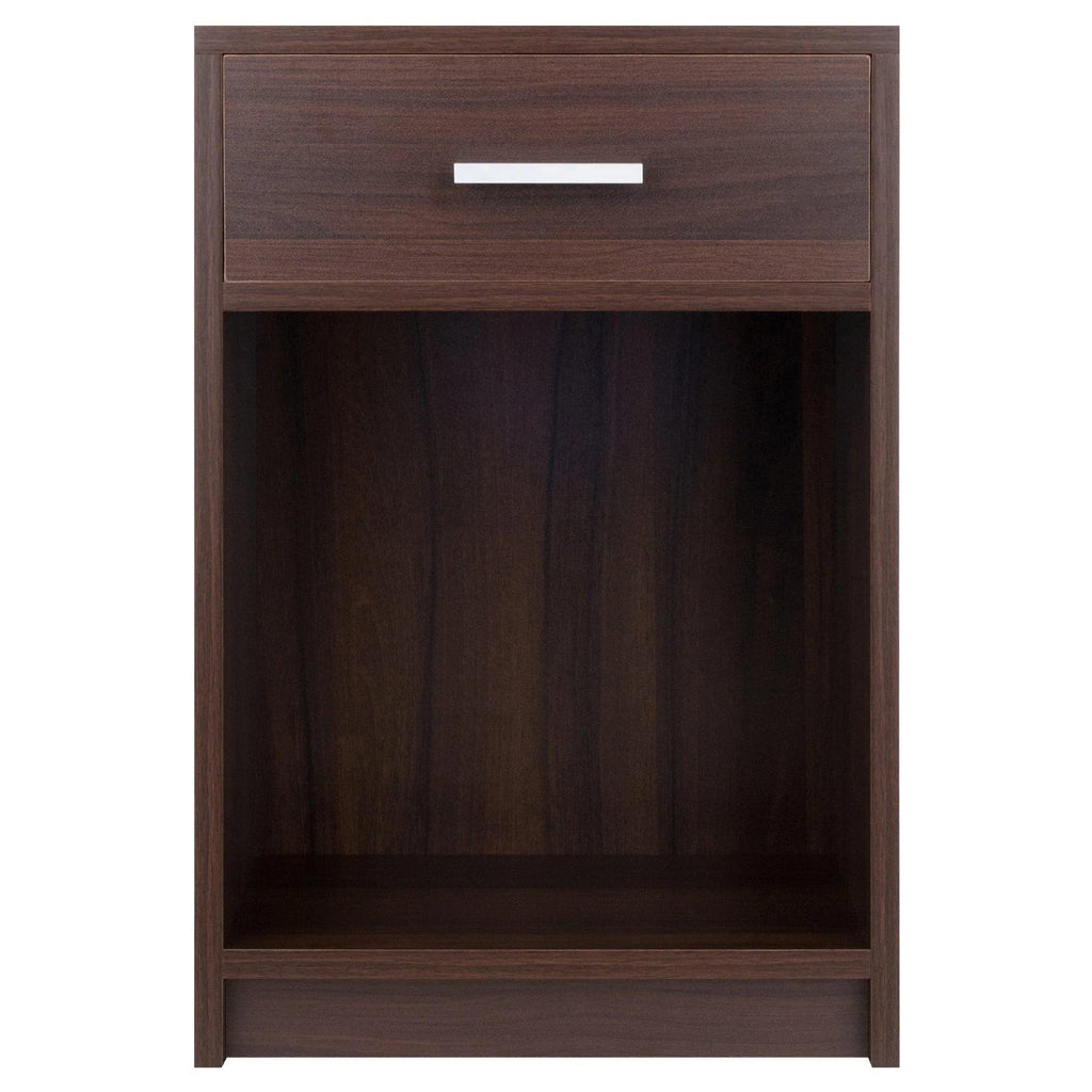 Winsome Wood Rennick Accent Table, Cocoa 15.75 x 12.48 x 23.62