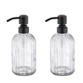 Leetcp Soap Dispenser, Dish Soap Dispenser, Bathroom Liquid Soap Dispenser, with Rustproof Stainless Steel Pump, 16 Oz Oil Rubbe