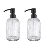 Leetcp Soap Dispenser, Dish Soap Dispenser, Bathroom Liquid Soap Dispenser, with Rustproof Stainless Steel Pump, 16 Oz Oil Rubbe