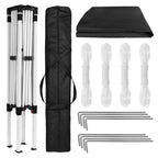 Flash Furniture Harris 8'X8' Black Outdoor Pop Up Event Slanted Leg Canopy Tent With Carry Bag