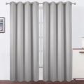 Lemomo Blackout Curtains 66 X 84 Inch/Light Grey Curtains Set Of 2 Panels/Thermal Insulated Room Darkening Bedroom Curtains