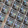 Square Laser Hologram Original Label Size 1.5 * 1.5Cm 500Pcs A Lot Tamper Evident Label Sticker
