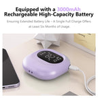 Mesqool Vibrating Alarm Clock For Heavy Sleepers, Rechargeable Battery Operated Bed Shaker Under Pillow, Cordless, Weekday/Weeke