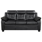 Coaster Finley 2-Piece Sofa Set, Black