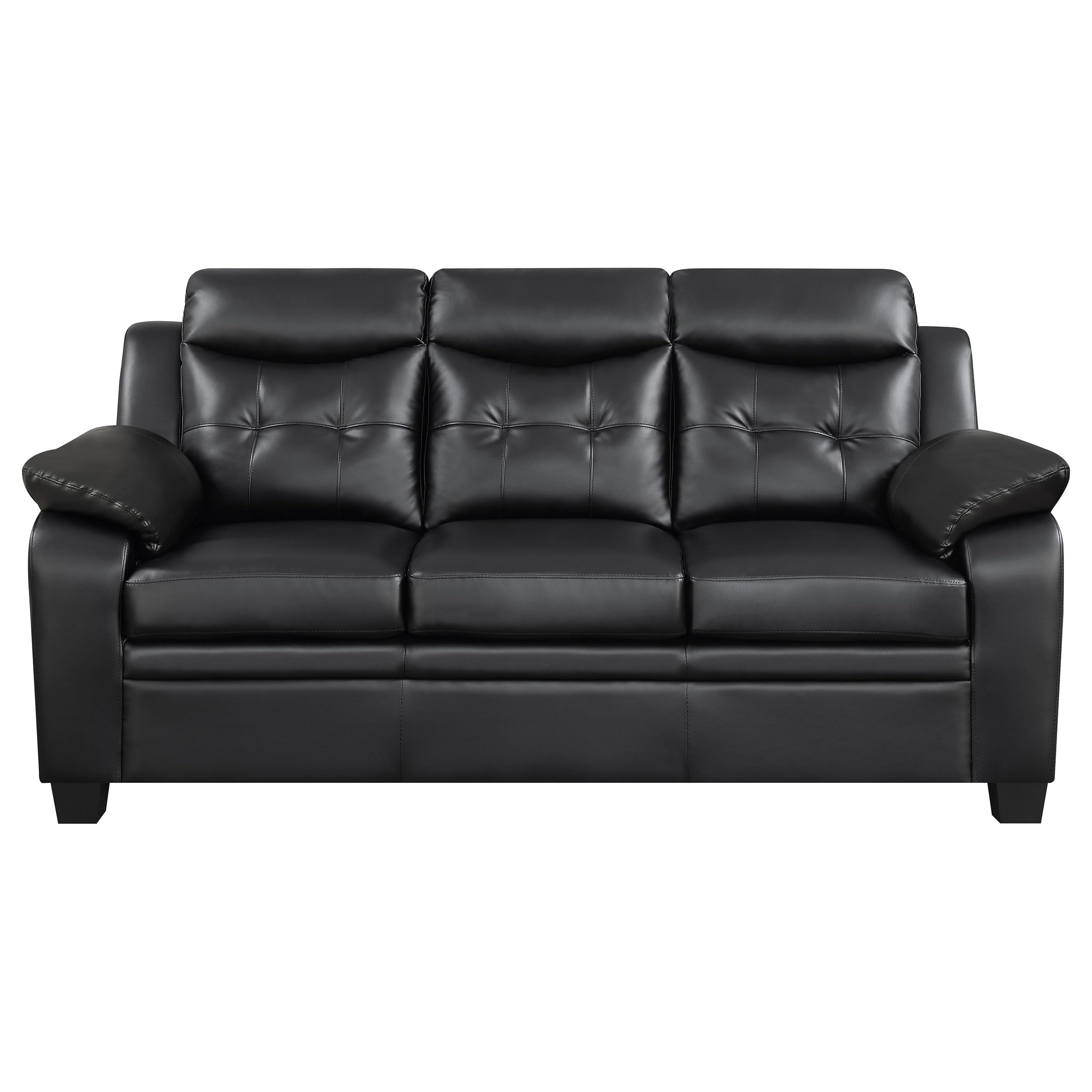 Coaster Finley 2-Piece Sofa Set, Black